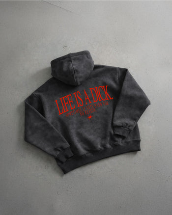 Oversized Hoodie - Life Is A Dick