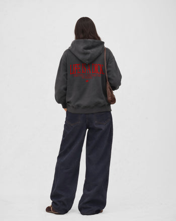 Oversized Hoodie - Life Is A Dick