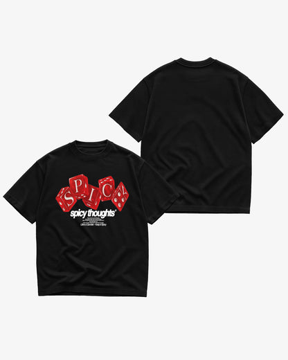 Heavy Oversized Tee - Life’s a Gamble