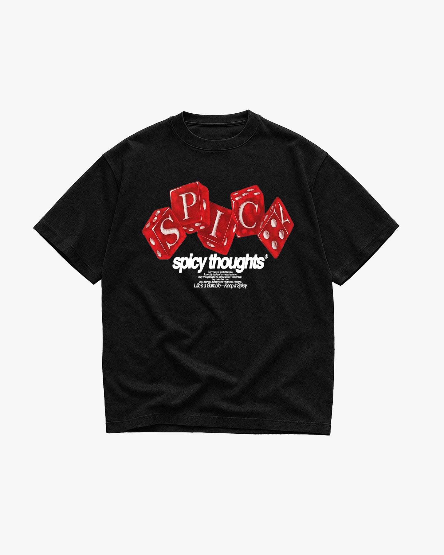 Heavy Oversized Tee - Life’s a Gamble