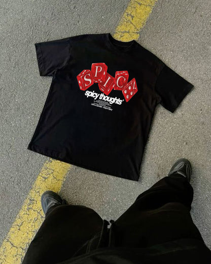 Heavy Oversized Tee - Life’s a Gamble