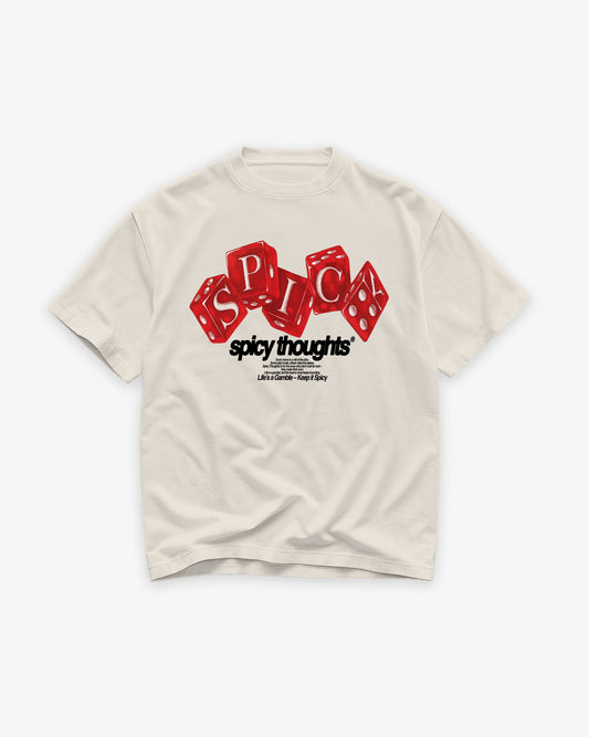 Heavy Oversized Tee - Life’s a Gamble