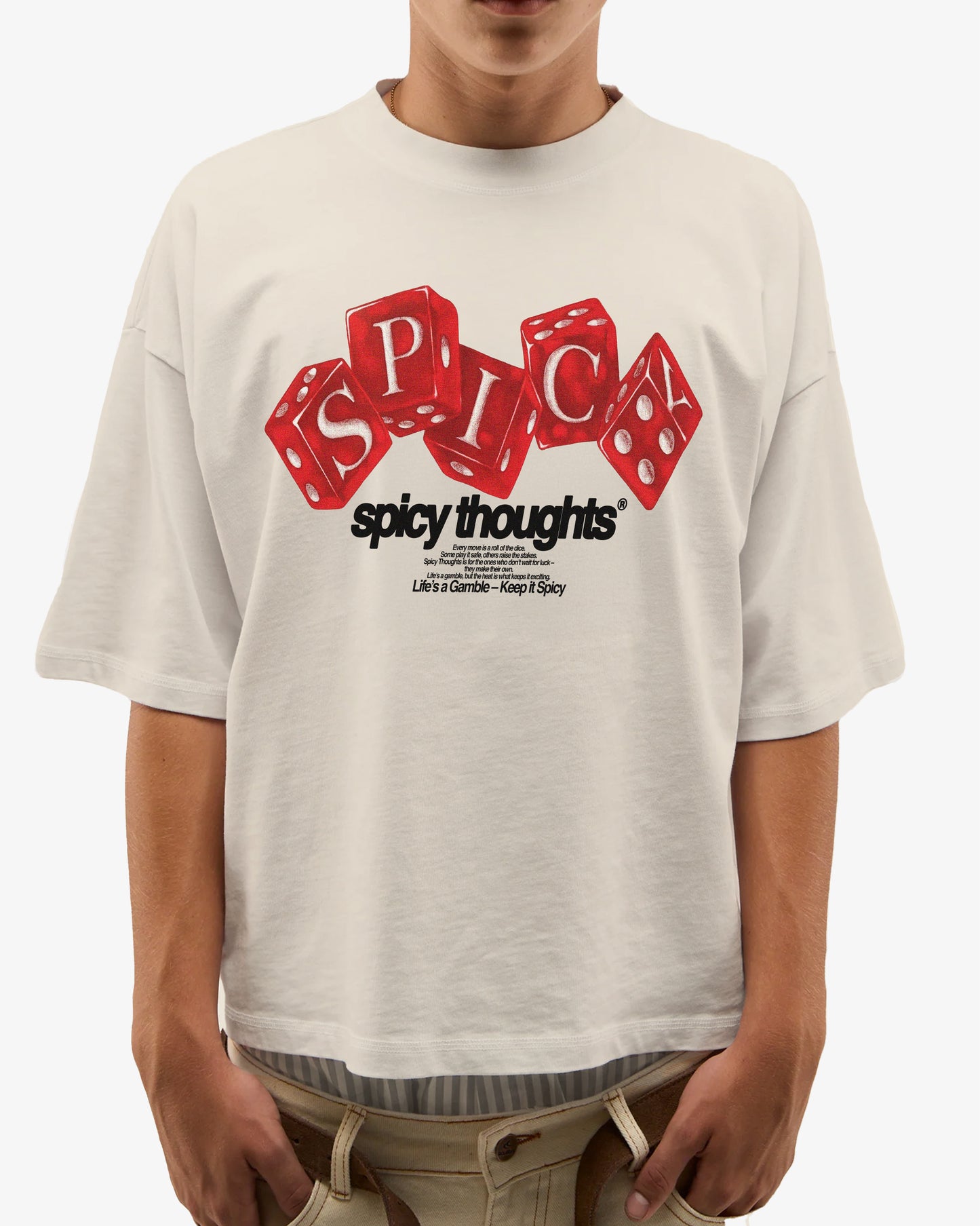 Heavy Oversized Tee - Life’s a Gamble