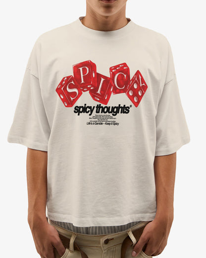 Heavy Oversized Tee - Life’s a Gamble