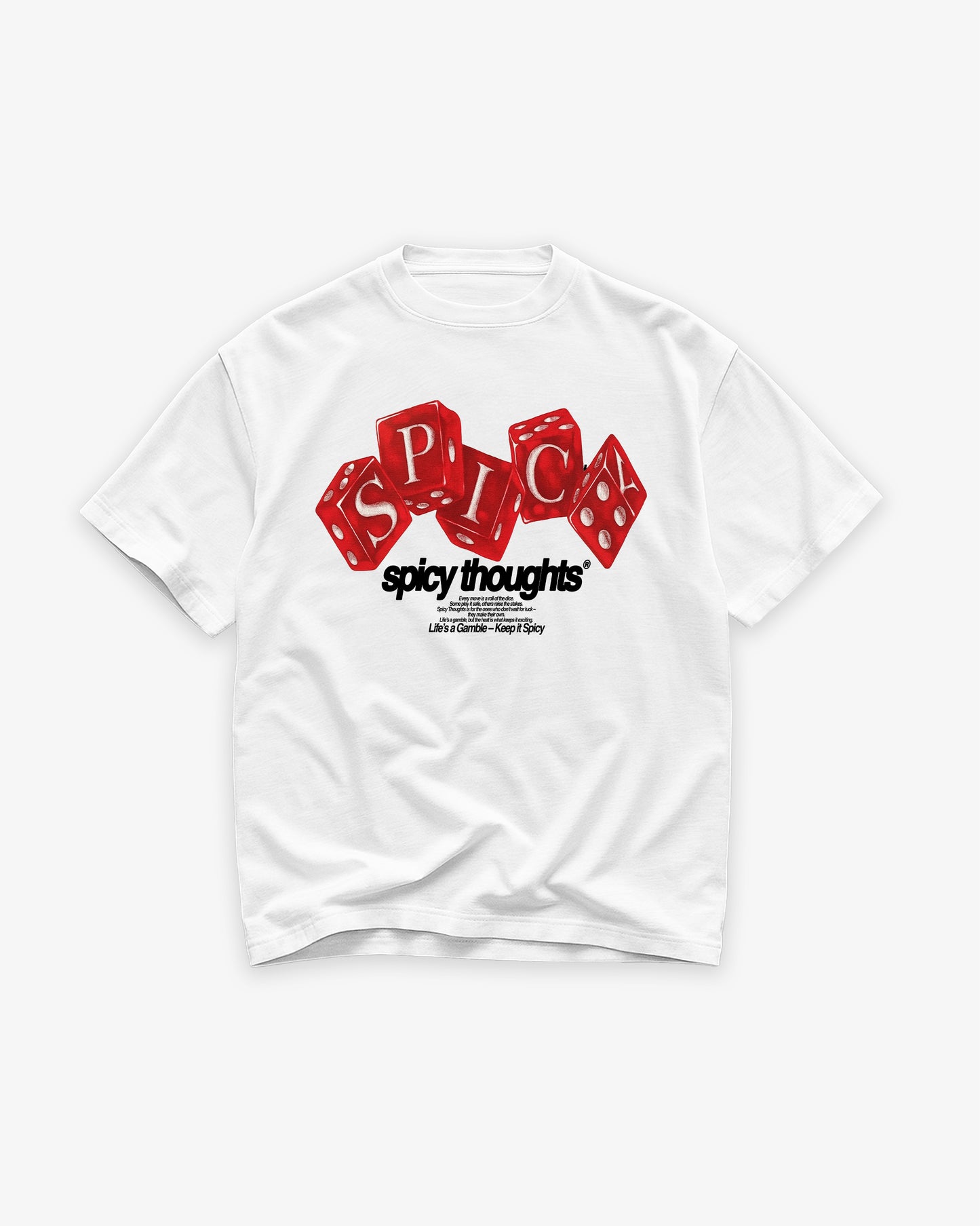 Heavy Oversized Tee - Life’s a Gamble