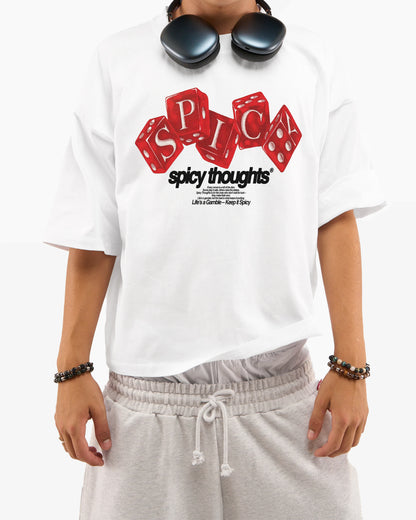 Heavy Oversized Tee - Life’s a Gamble
