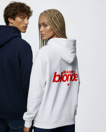 Oversized Hoodie - Life Is Better Blonde