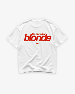 Heavy Oversized Tee - Life Is Better Blonde