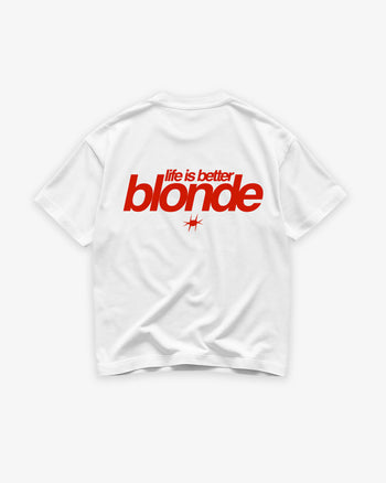 Heavy Oversized Tee - Life Is Better Blonde