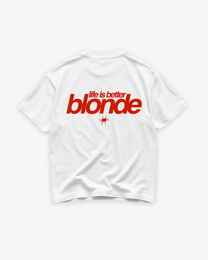 Heavy Oversized Tee - Life Is Better Blonde