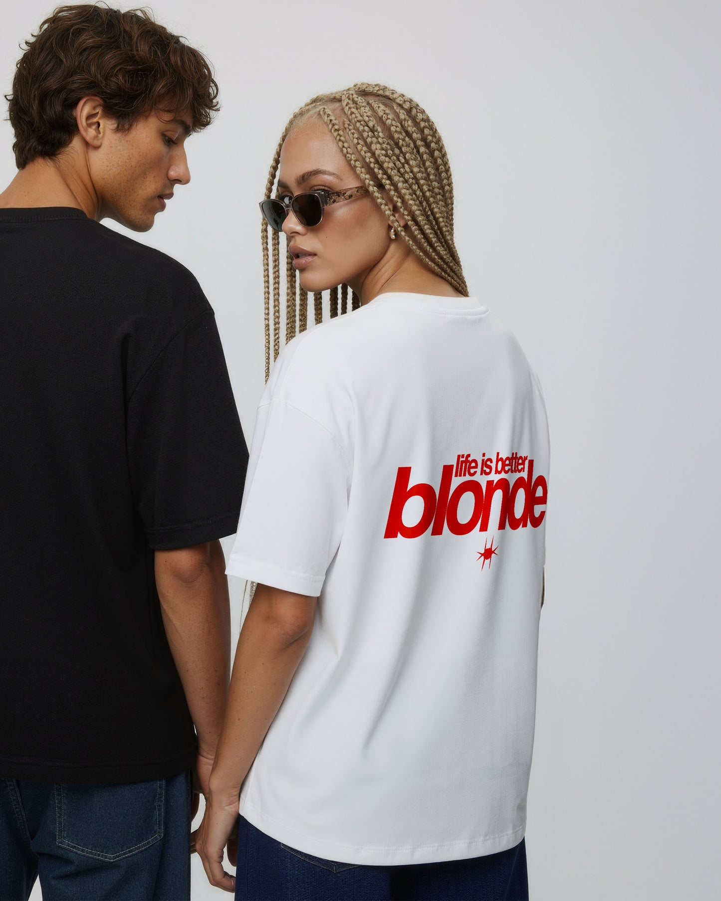 Heavy Oversized Tee - Life Is Better Blonde