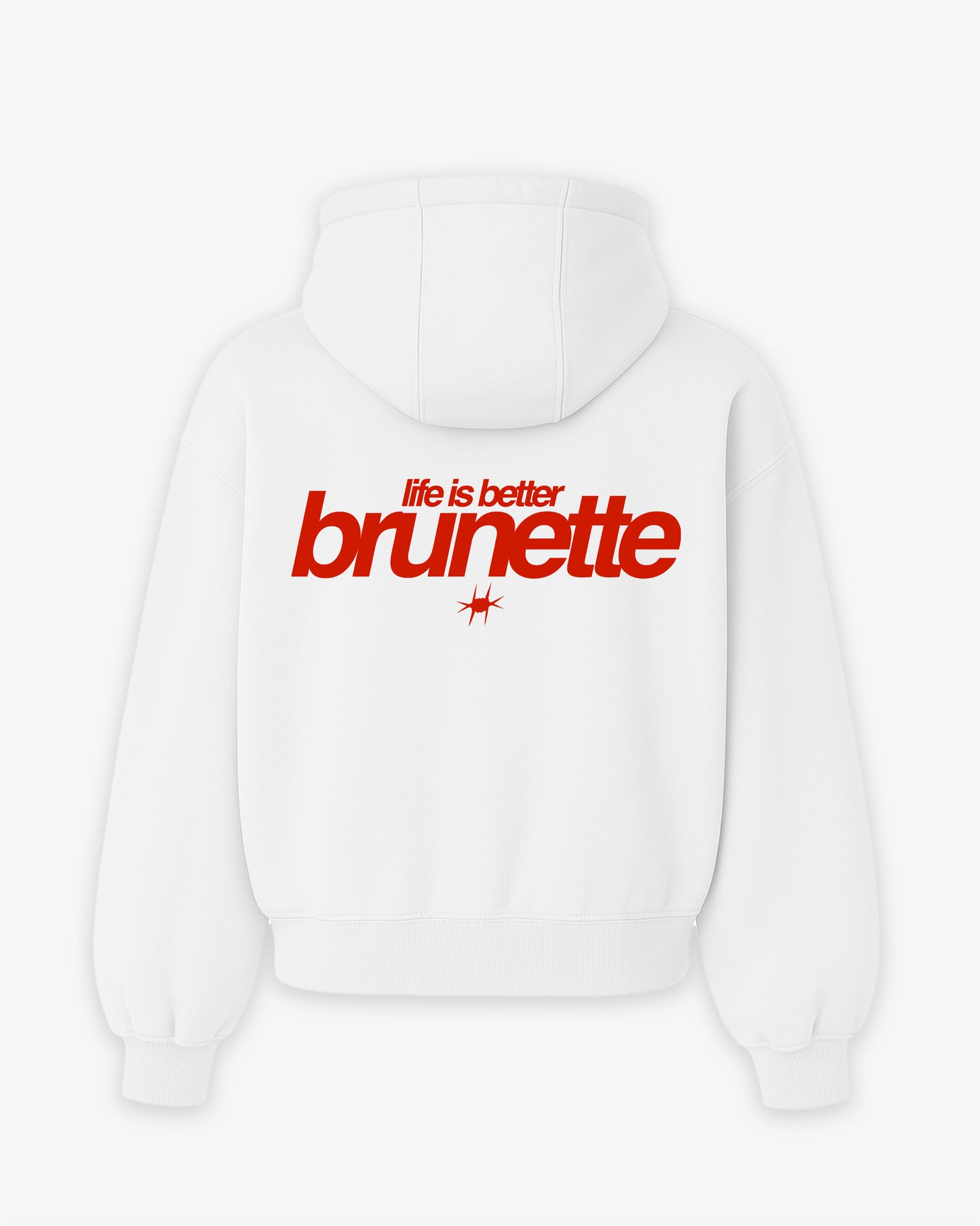Oversized Hoodie - Life Is Better Brunette