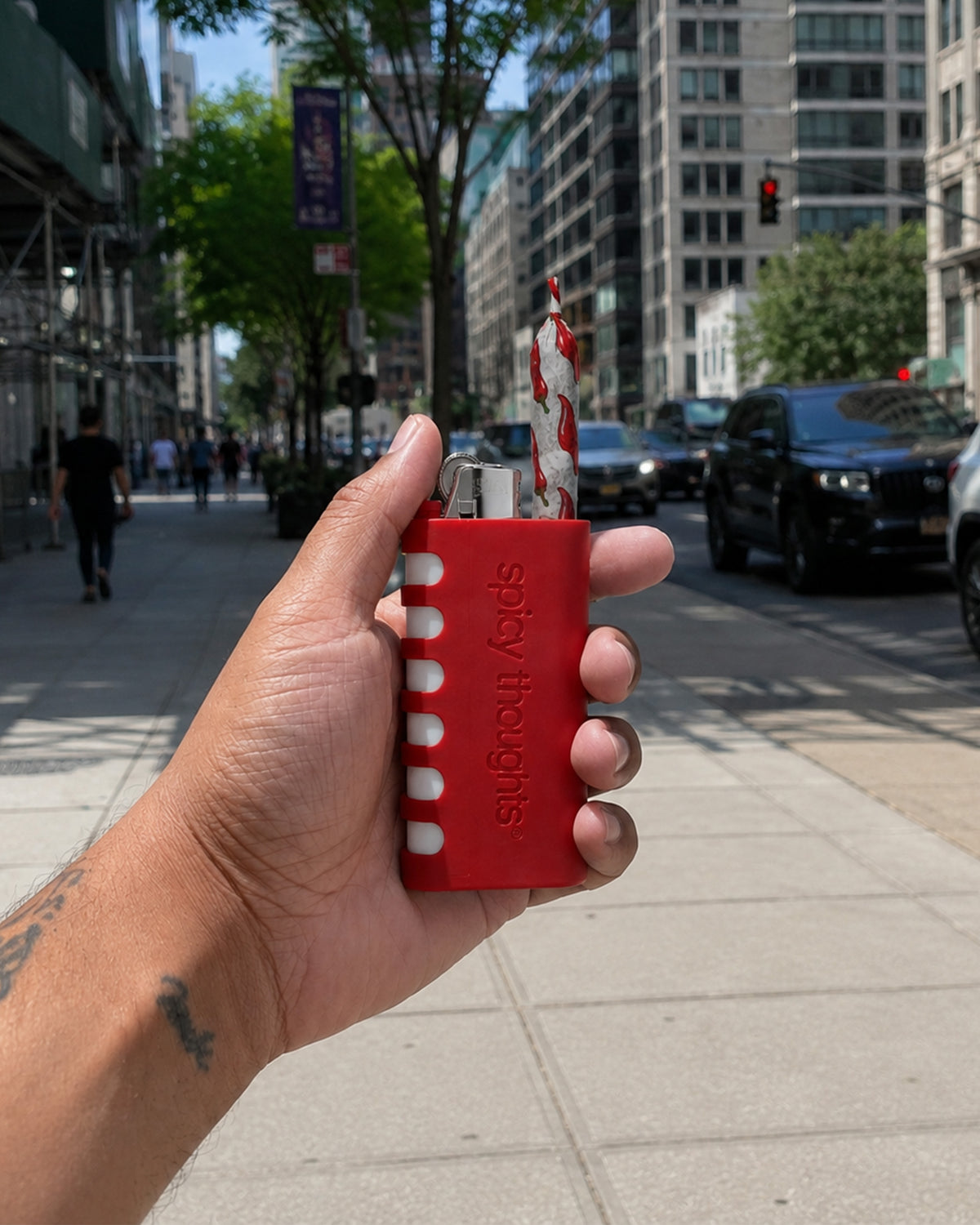 Lighter Case Red