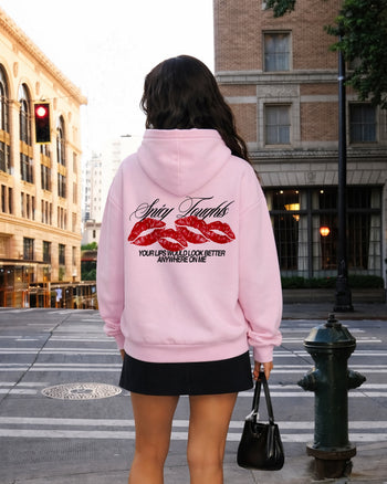 Oversized Hoodie - Your Lips Would Look Better