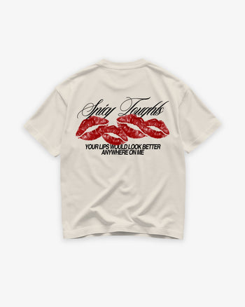 Heavy Oversized Tee - Your Lips Would Look Better