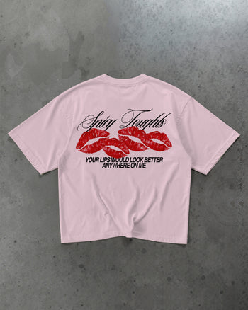 Heavy Oversized Tee - Your Lips Would Look Better