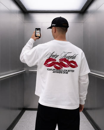 Heavy Oversized Tee - Your Lips Would Look Better