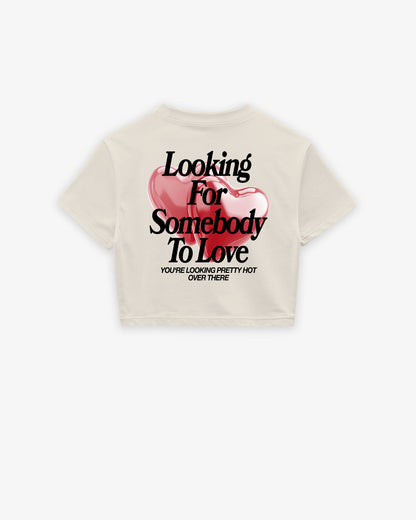 Oversize Cropped Tee - Looking For Somebody To Love