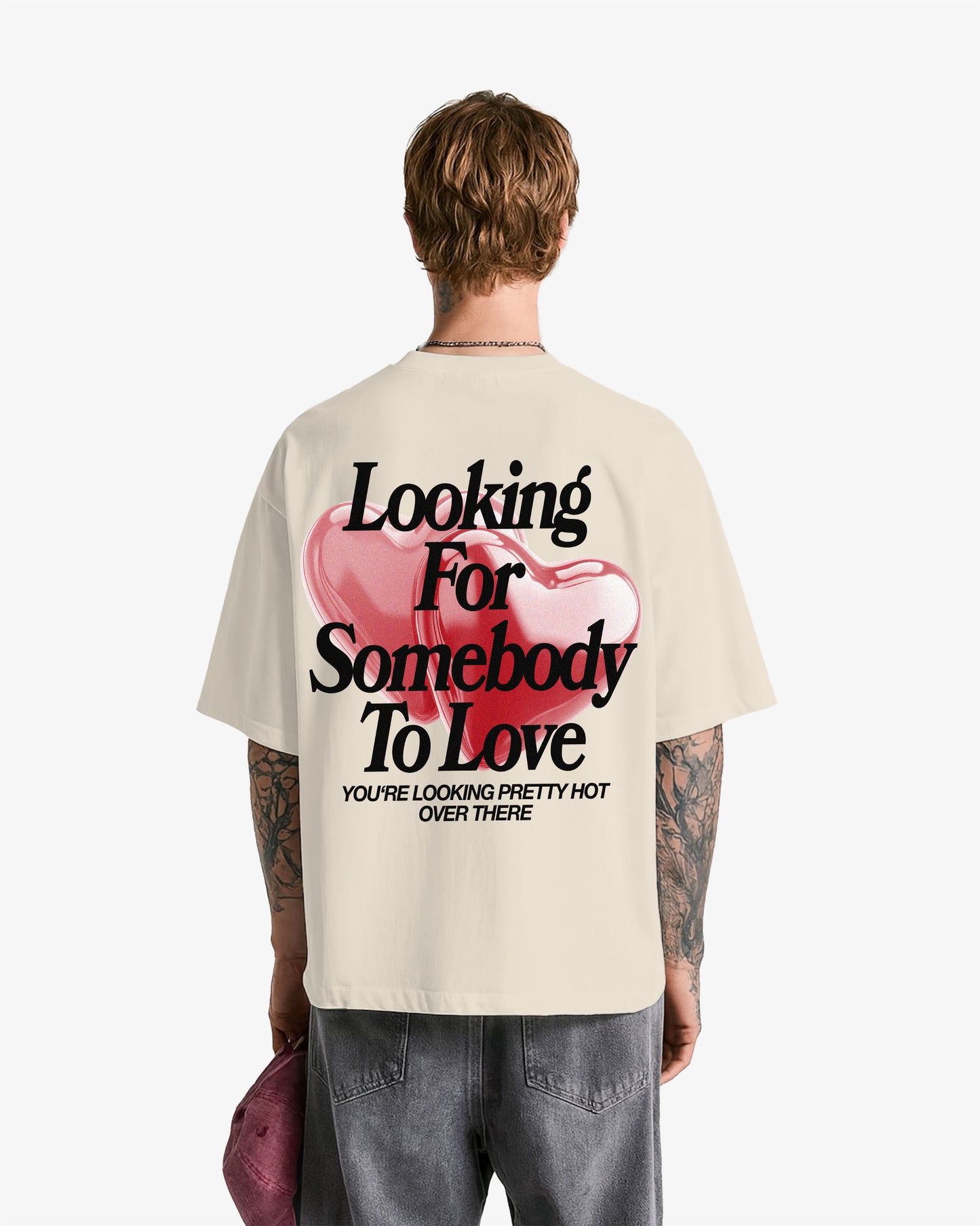 Heavy Oversized Tee - Looking For Somebody To Love