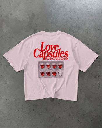 Heavy Oversized Tee - Love Capsules