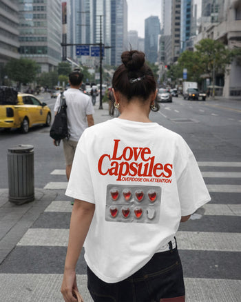Heavy Oversized Tee - Love Capsules