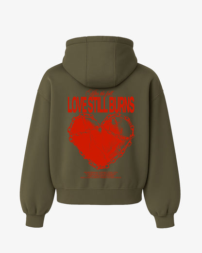 Oversized Hoodie - Love Still Burns
