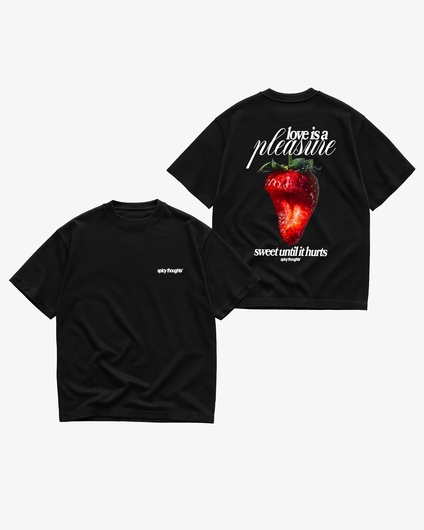 Heavy Oversized Tee - Love Is a Pleasure