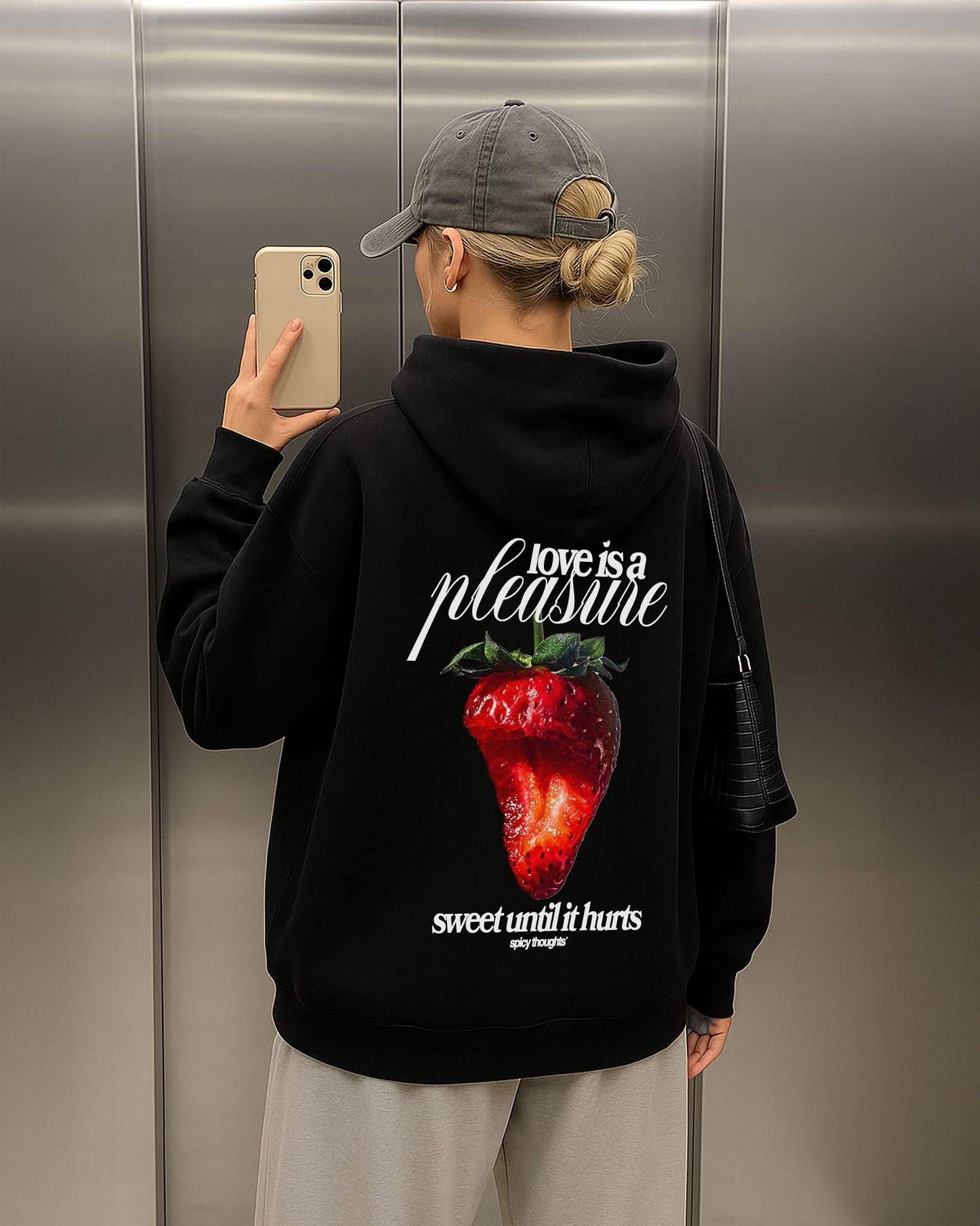 Oversized Hoodie - Love Is A Pleasure