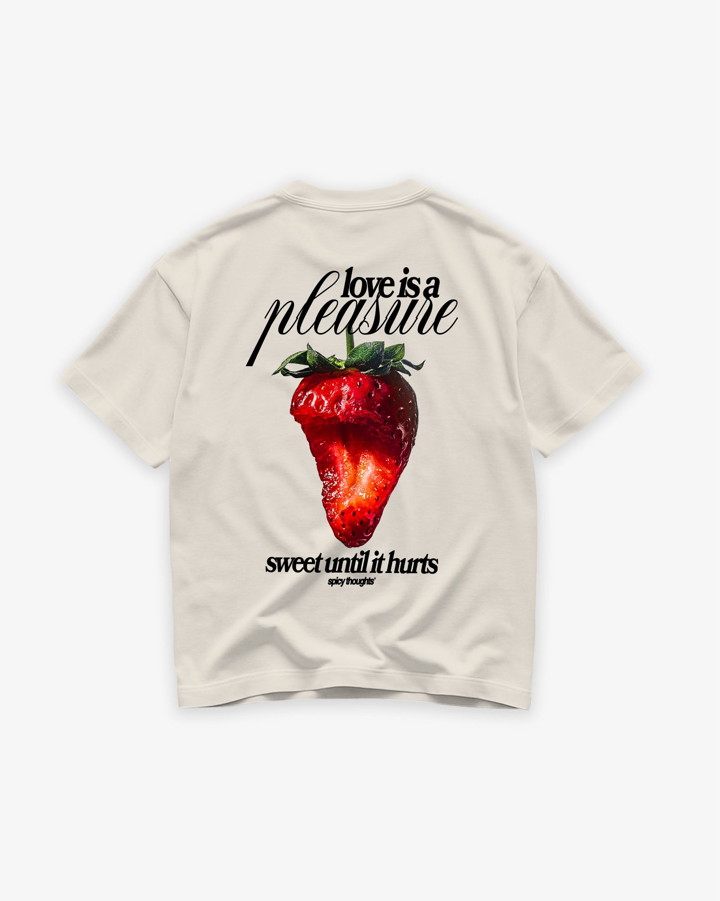 Heavy Oversized Tee - Love Is a Pleasure