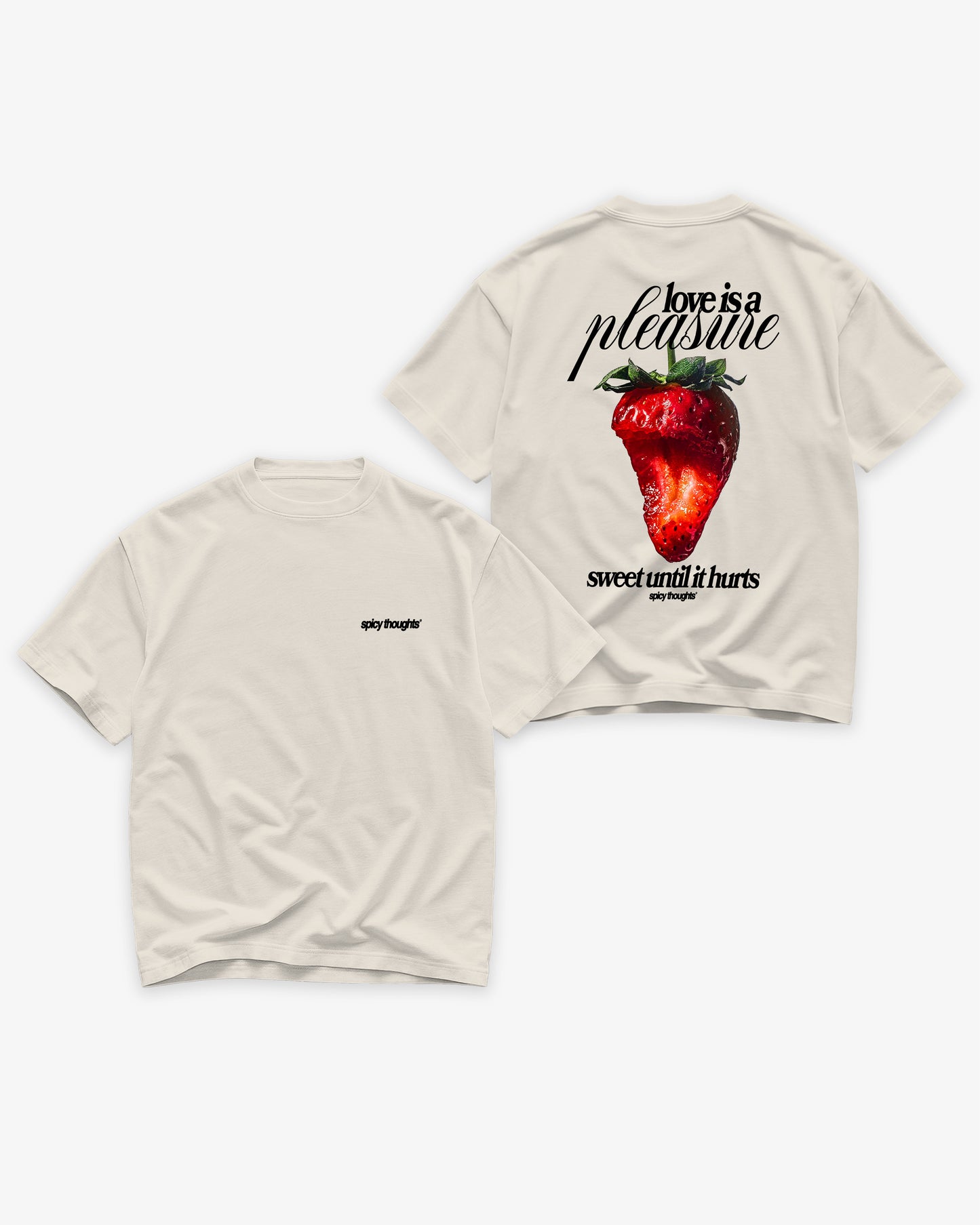 Heavy Oversized Tee - Love Is a Pleasure