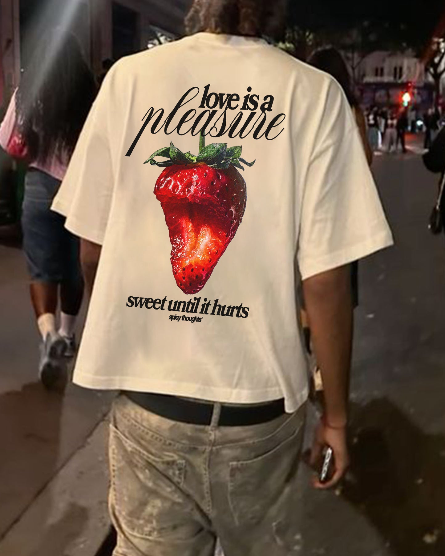 Heavy Oversized Tee - Love Is a Pleasure
