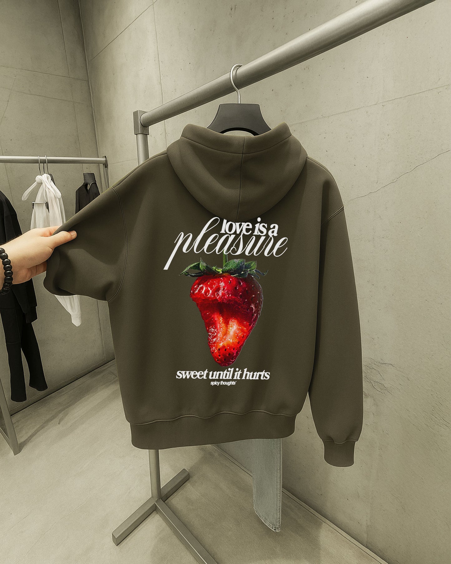 Oversized Hoodie - Love Is A Pleasure