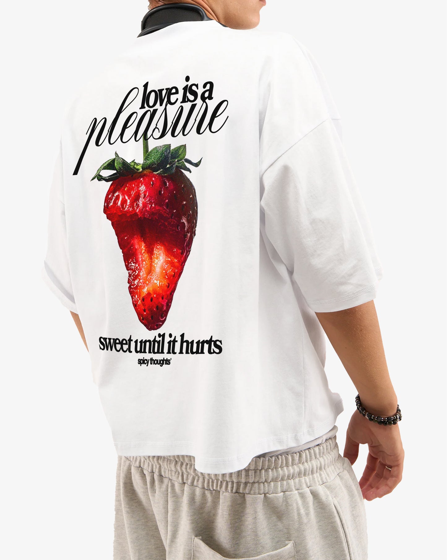 Heavy Oversized Tee - Love Is a Pleasure