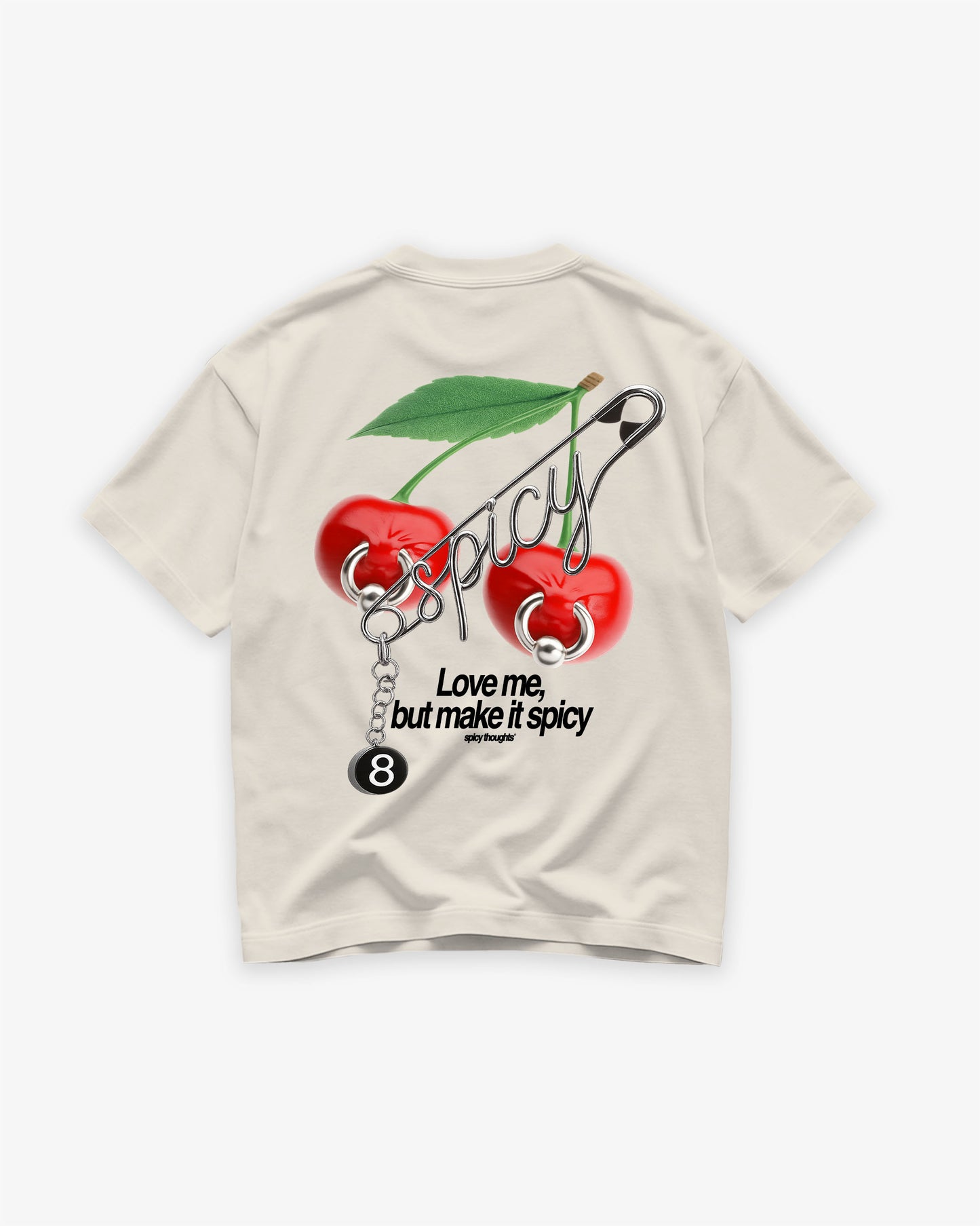 Heavy Oversized Tee - Love me, but make it spicy