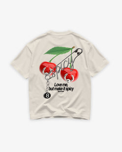 Heavy Oversized Tee - Love me, but make it spicy