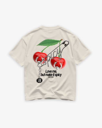 Heavy Oversized Tee - Love me, but make it spicy