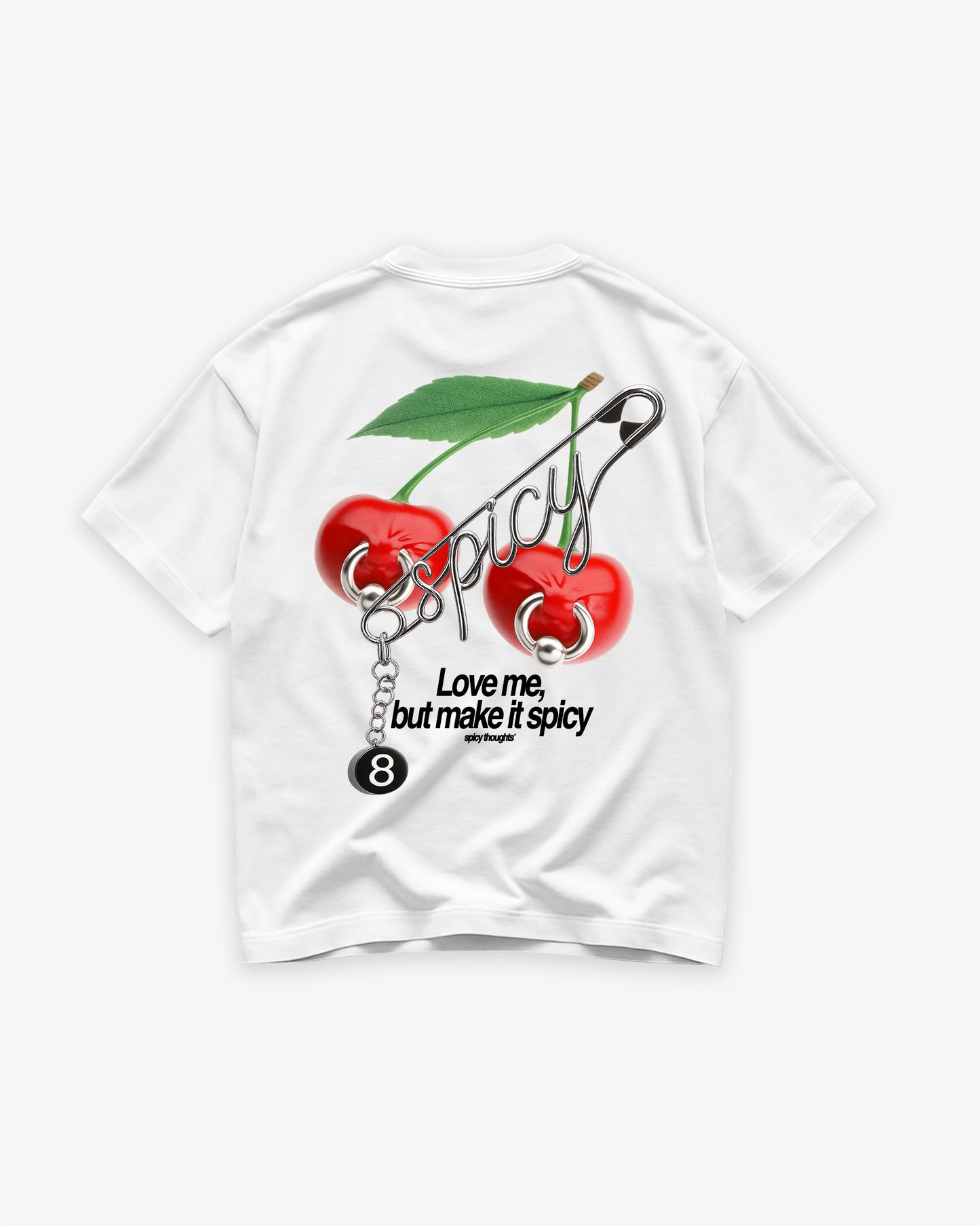 Heavy Oversized Tee - Love me, but make it spicy