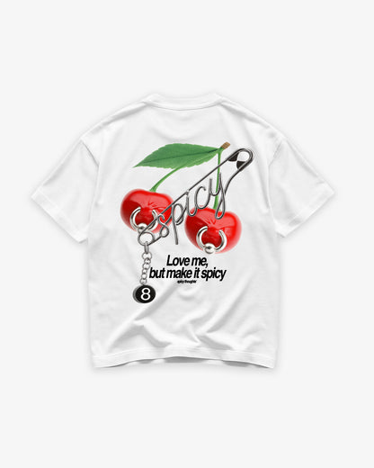 Heavy Oversized Tee - Love me, but make it spicy