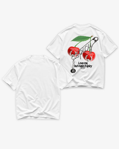 Heavy Oversized Tee - Love me, but make it spicy