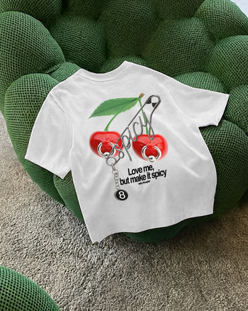 Heavy Oversized Tee - Love me, but make it spicy