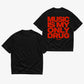 Heavy Oversized Tee - Music Is My Only Drug