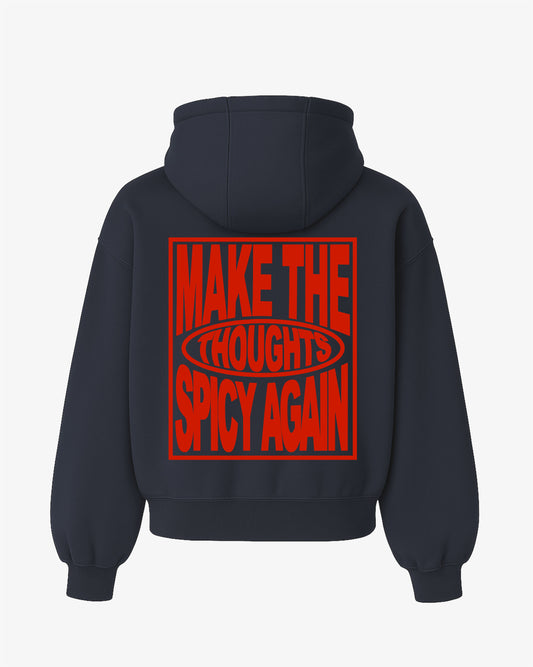 Oversized Hoodie - Make The Thoughts Spicy Again