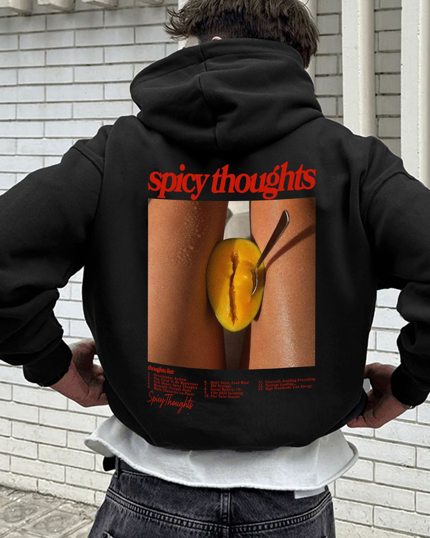 Oversized Hoodie - Thought List