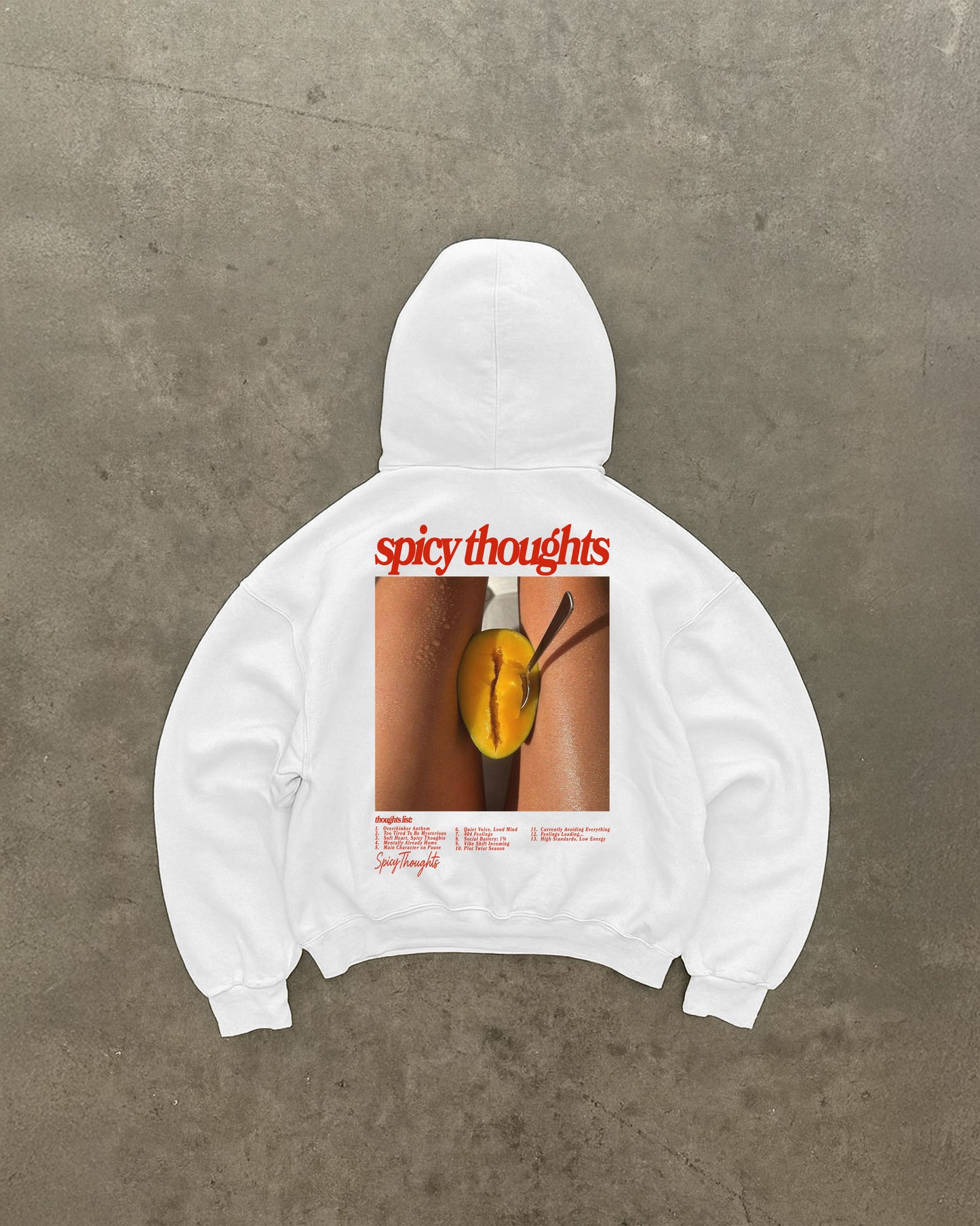 Oversized Hoodie - Thought List