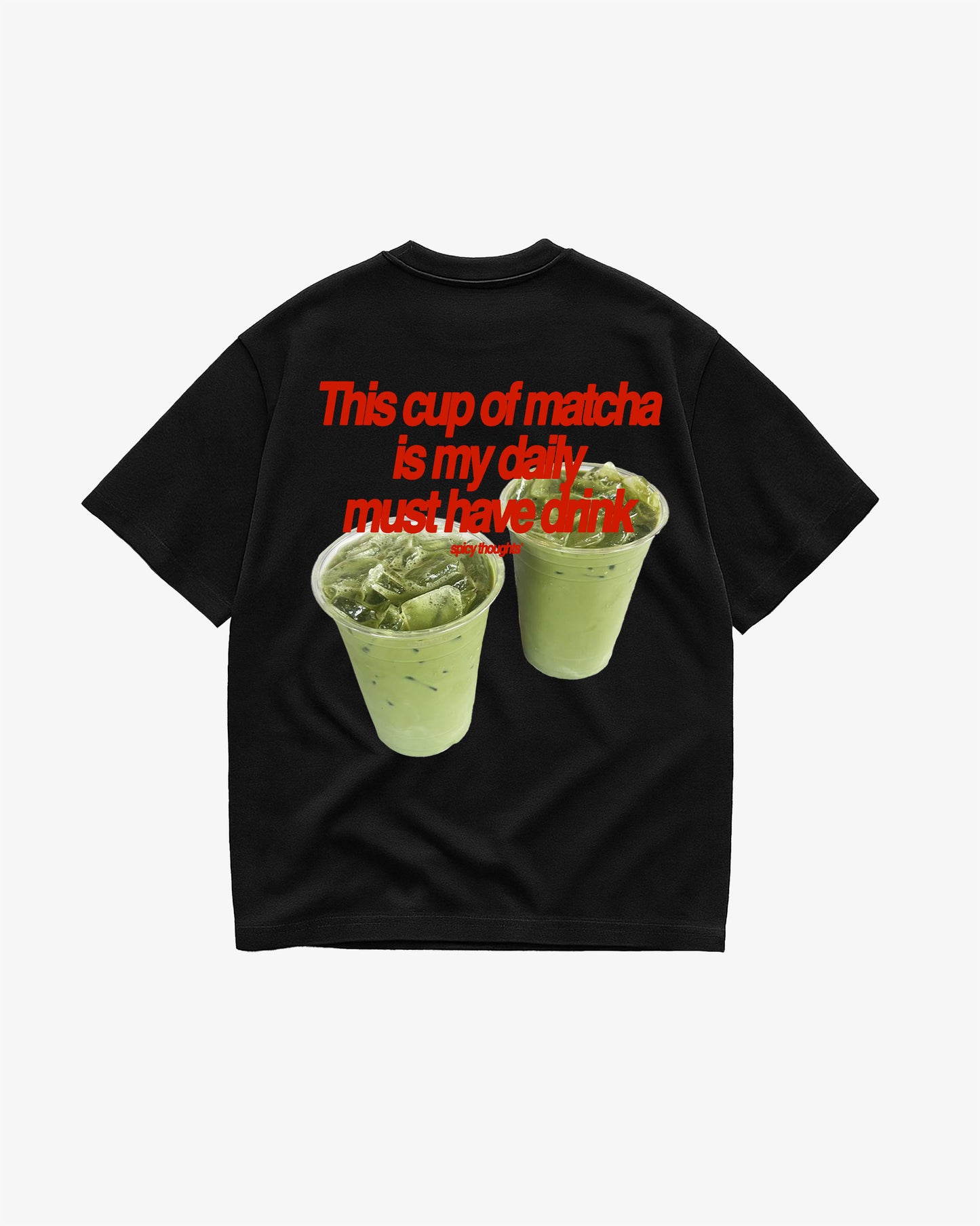 Heavy Oversized Tee - Matcha Daily