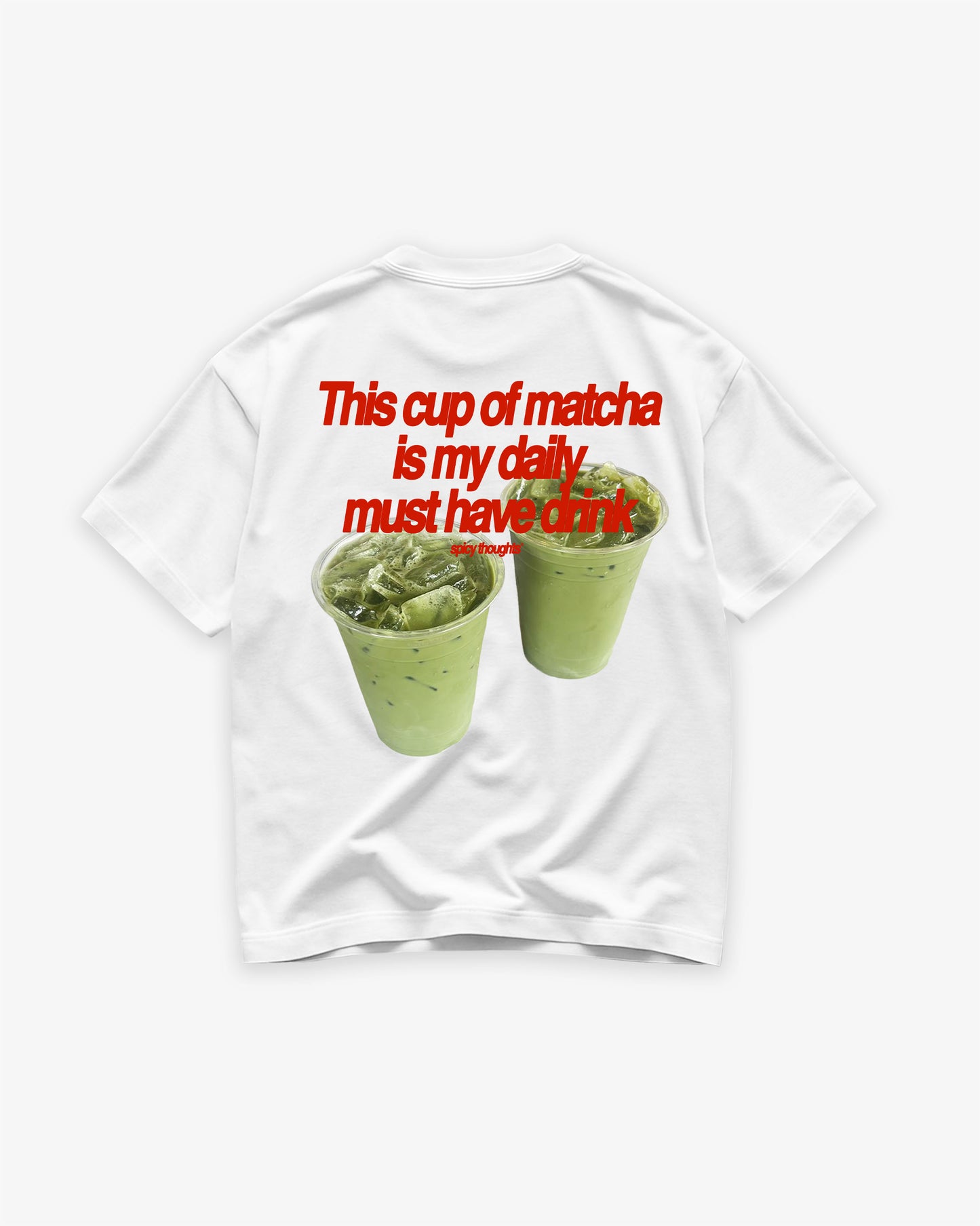 Heavy Oversized Tee - Matcha Daily