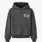 Oversized Hoodie - “Burning Money” Patch