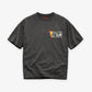 Heavy Oversized Tee - “Burning Money” Patch