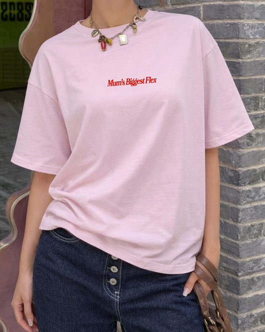 Heavy Oversized Tee - Mum’s Biggest Flex