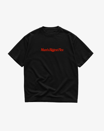 Heavy Oversized Tee White - Mum’s Biggest Flex